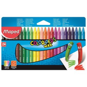 Maped Wax Crayons By 24