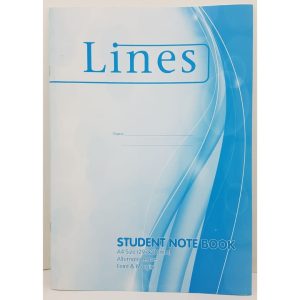 Lines A4 Student Note Book - 297 x 210