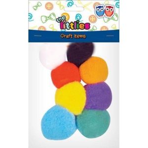 Pack By 8 Large Pom Poms