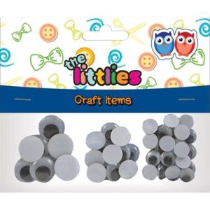 Wiggle wiggly goggly Eyes 3 Assorted Sizes 48pcs