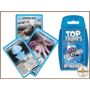 CREATURES OF THE DEEP TOP TRUMPS   [B6]                      WM01569