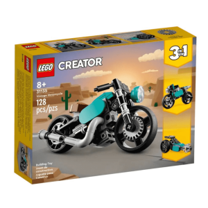 LEGO CREATOR VINTAGE MOTORCYCLE 128PCS               LO31135