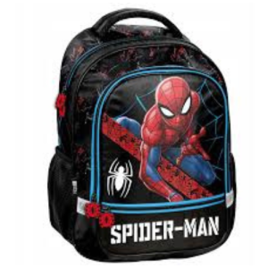 Spider-Man Backpack 2 Zip Fit A4
