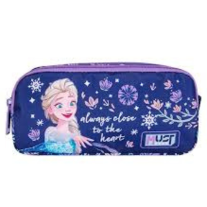Must Pencil Case 2 Zippers Frozen Always Close To Heart 000565024