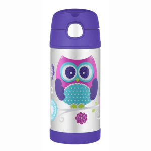Thermos Children's Bottle With a Straw 355ml - Owl 5010576065056