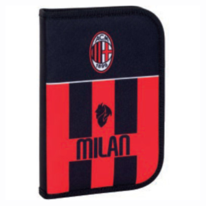 AC MILAN 1 ZIP PENCIL CASE WITH MILAN KIT 8055714231570