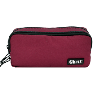 Ghuts Double Pencil Case Mauve Red 5602412824455