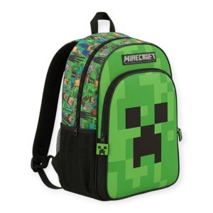 Minecraft Face 3 zip backpack 42cm